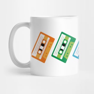 Colorful cassette collection Mug